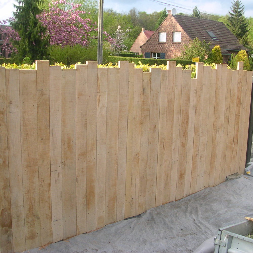 Création d’une palissade en bois