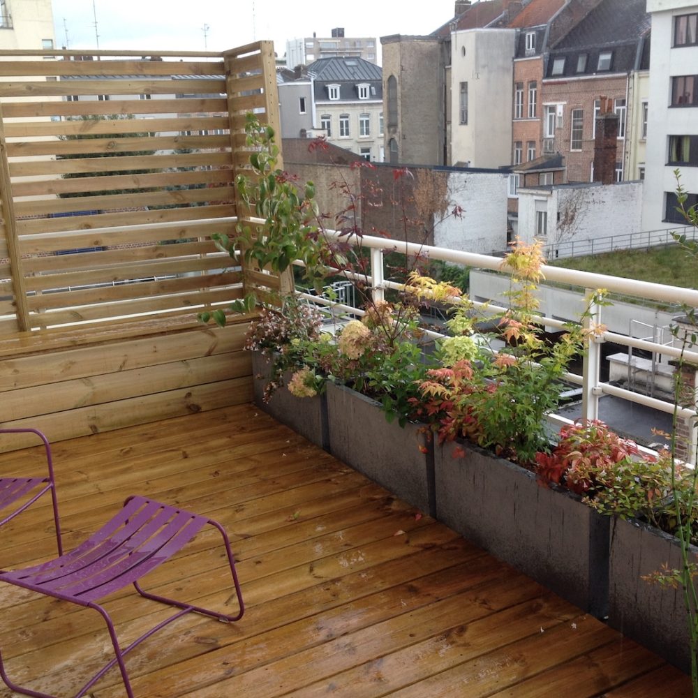 Aménagement d’un balcon à Lille